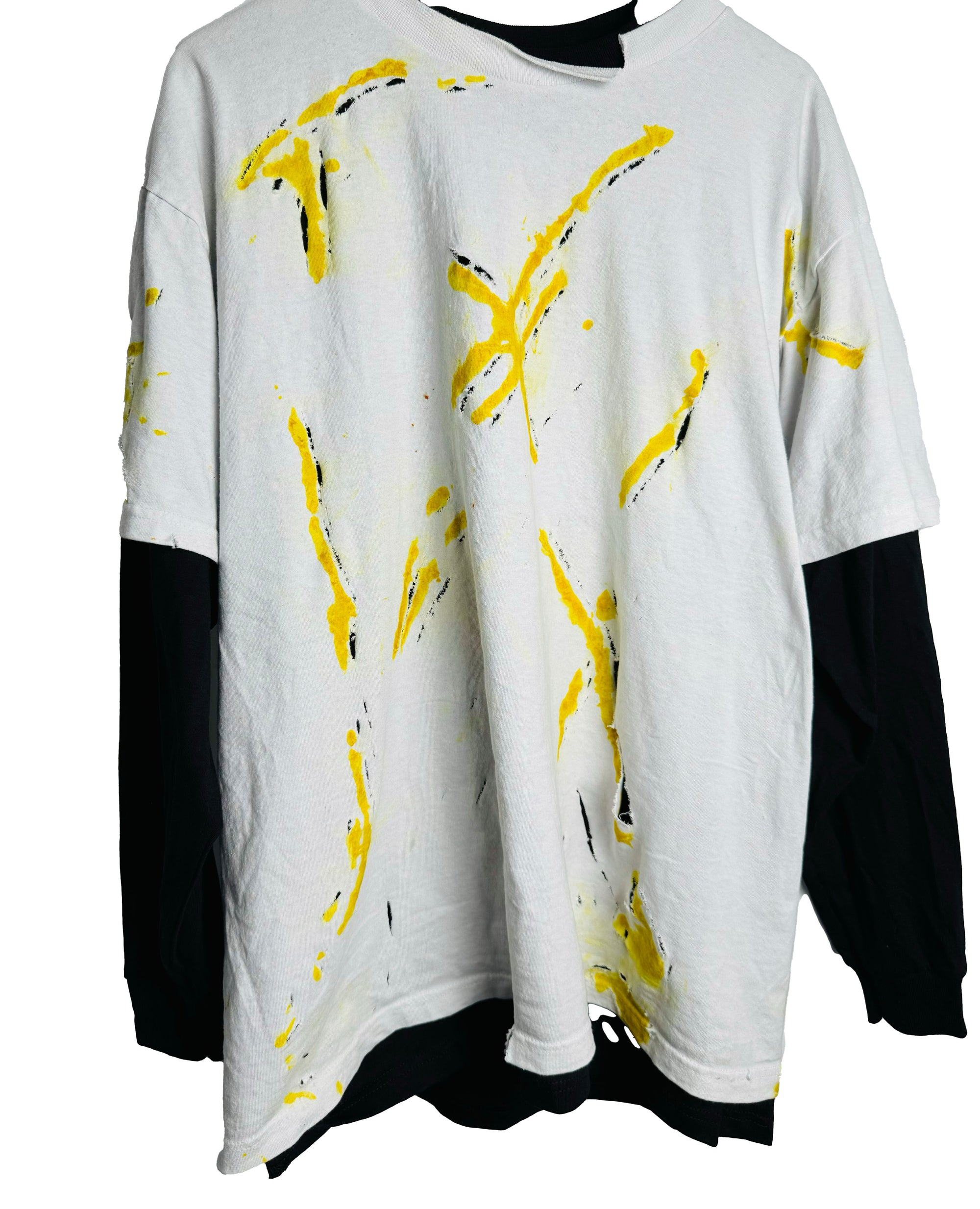 Brushstroke Layered Tee